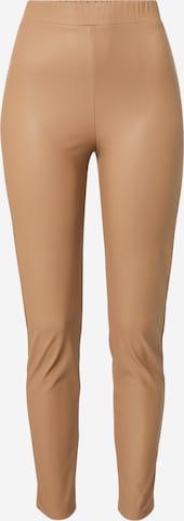 Max Mara Leisure Скинни Штаны 'ECHO' в Коричневый: спереди