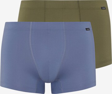 Hanro Retro Boxershorts ' Cotton Essentials ' in Blau: predná strana