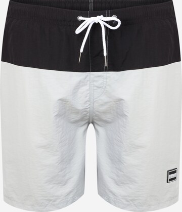 Shorts de bain Urban Classics en gris : devant