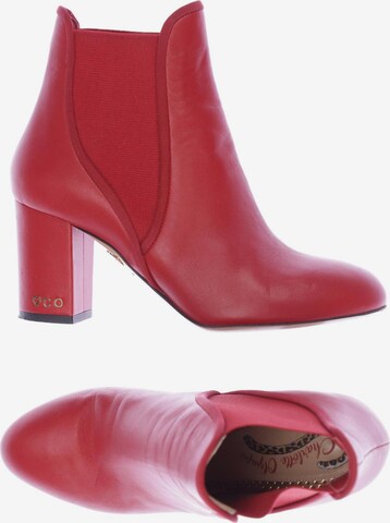 Charlotte Olympia Dress Boots in 37,5 in Red: front