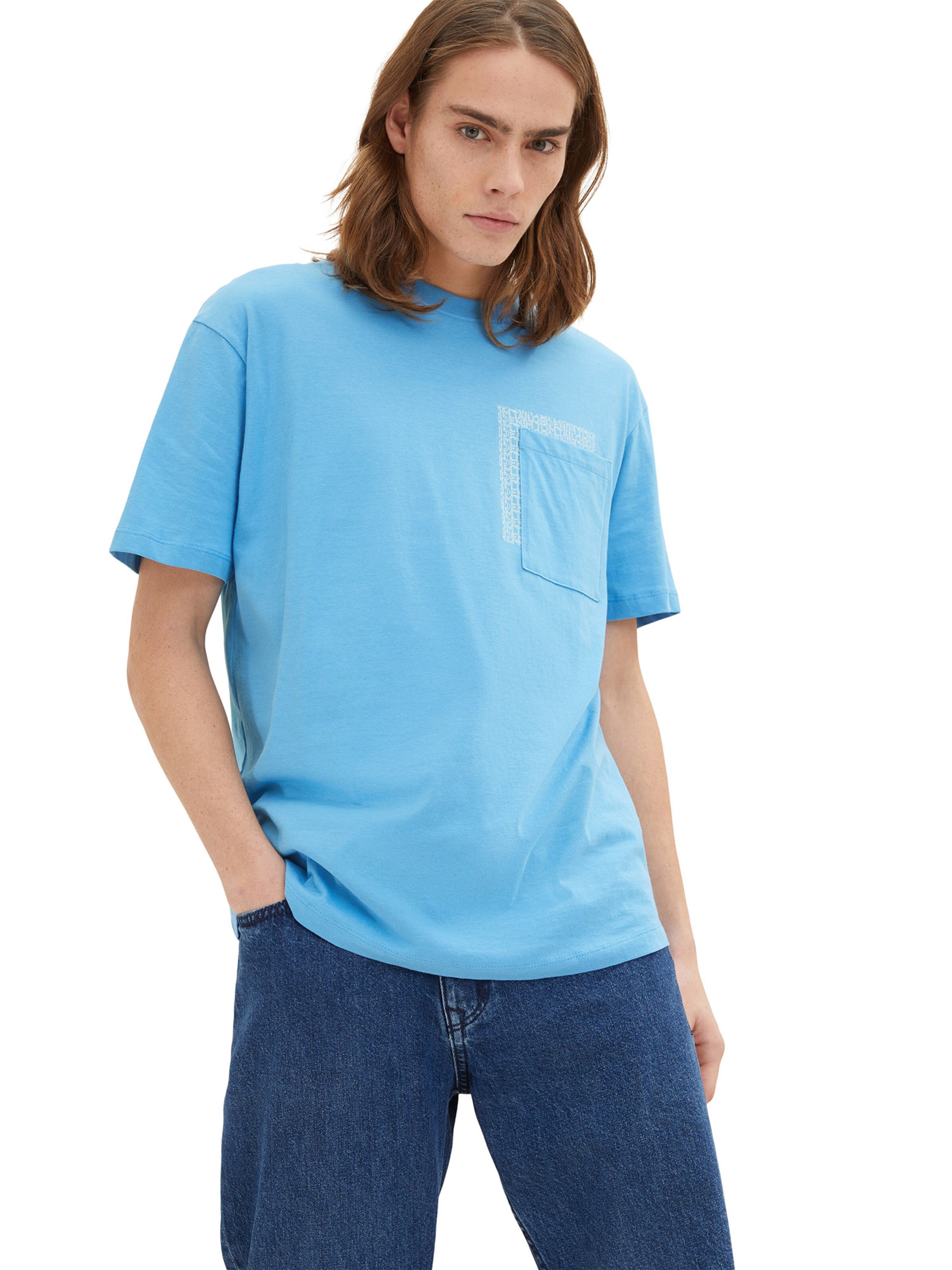 TOM TAILOR DENIM Shirt in Blauw