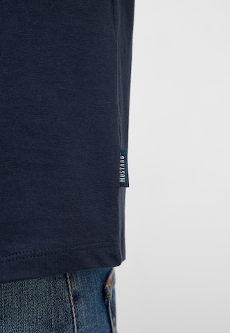 MUSTANG T-Shirt 'Style Austin' in Blau