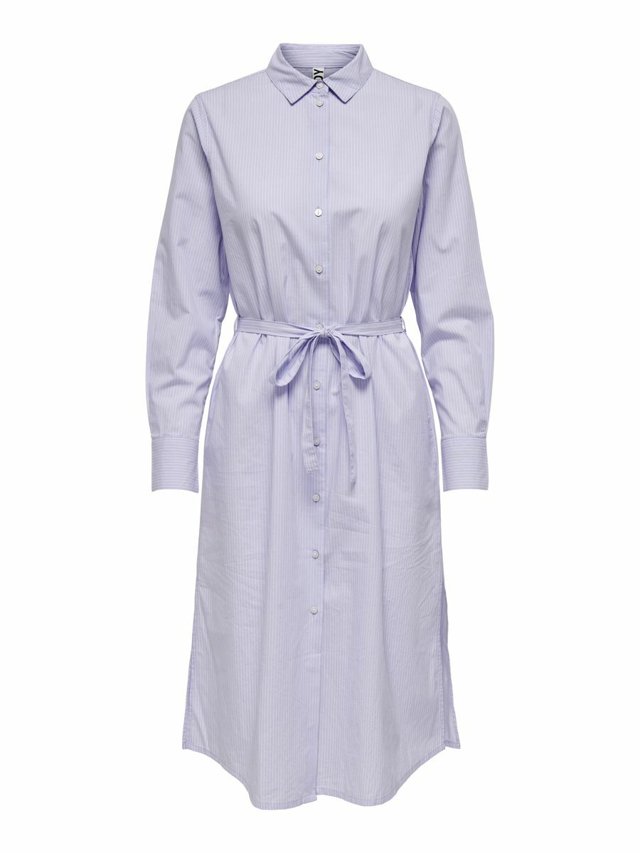 Donna Abiti JDY Abito camicia Bubble in Lilla Pastello Donna Abiti JDY Abito camicia Bubble in Lilla Pastello