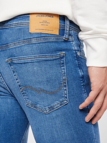 JACK & JONES Slimfit Jeans 'Liam' i blå