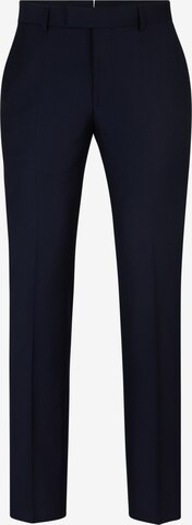 BOSS Slim fit Pleated Pants 'L-Glover' in Blue: front