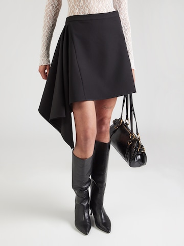 SELECTED - Falda 'SLFSYLVIE' en negro: frente