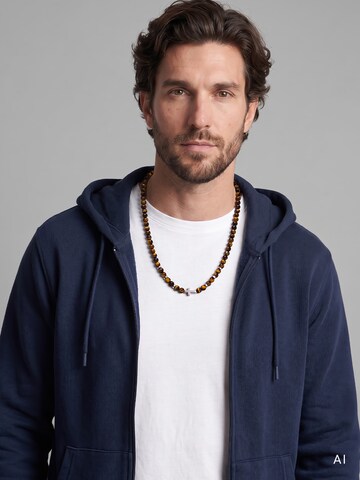 s.Oliver Necklace in Brown: front