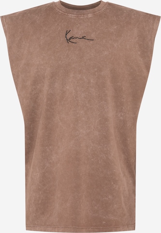 Karl Kani - Camiseta en marrón: frente