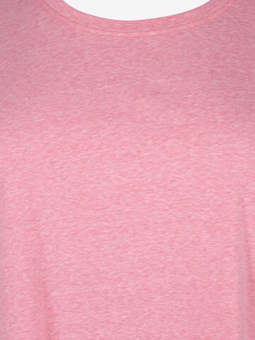 Zizzi Koszulka 'VAVA' w kolorze różowy