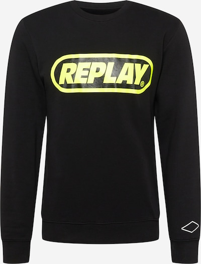 REPLAY Sweatshirt in Yellow / Black, Item view