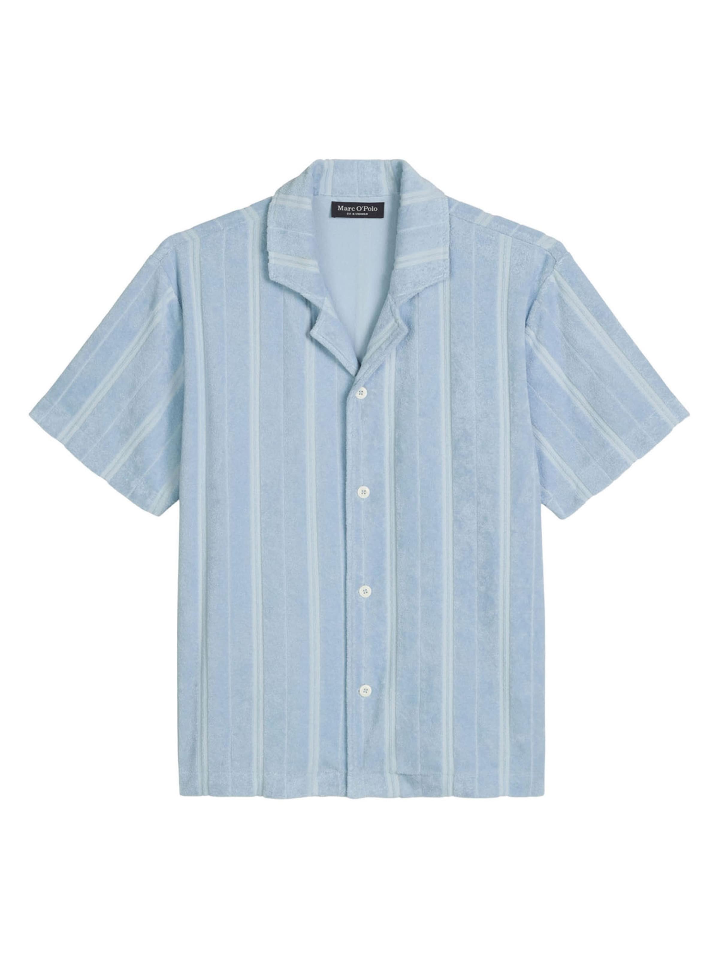 Marc O'Polo Shirt ' Terry Towel ' in Blue: front