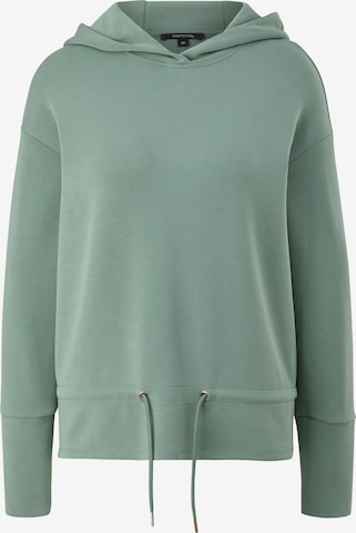 Sweat-shirt COMMA en vert : devant