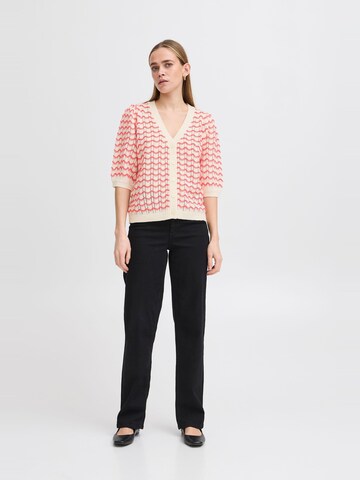 ICHI Strickjacke ' IHARDINA CA2 ' in Pink