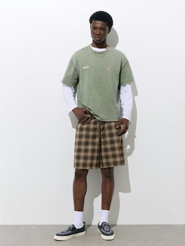 Pull&Bear Loosefit Hose in Braun