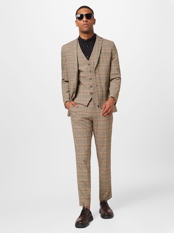 SELECTED HOMME Slim fit Suit in Brown