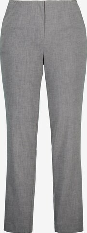 Regular Pantalon Ulla Popken en gris : devant