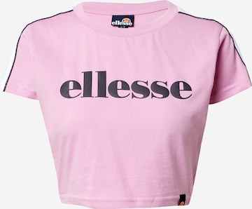 ELLESSE Футболка 'Virdis' в Ярко-розовый: спереди