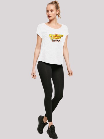 F4NT4STIC Shirt 'Stranger Things Netflix TV Series' in Wit