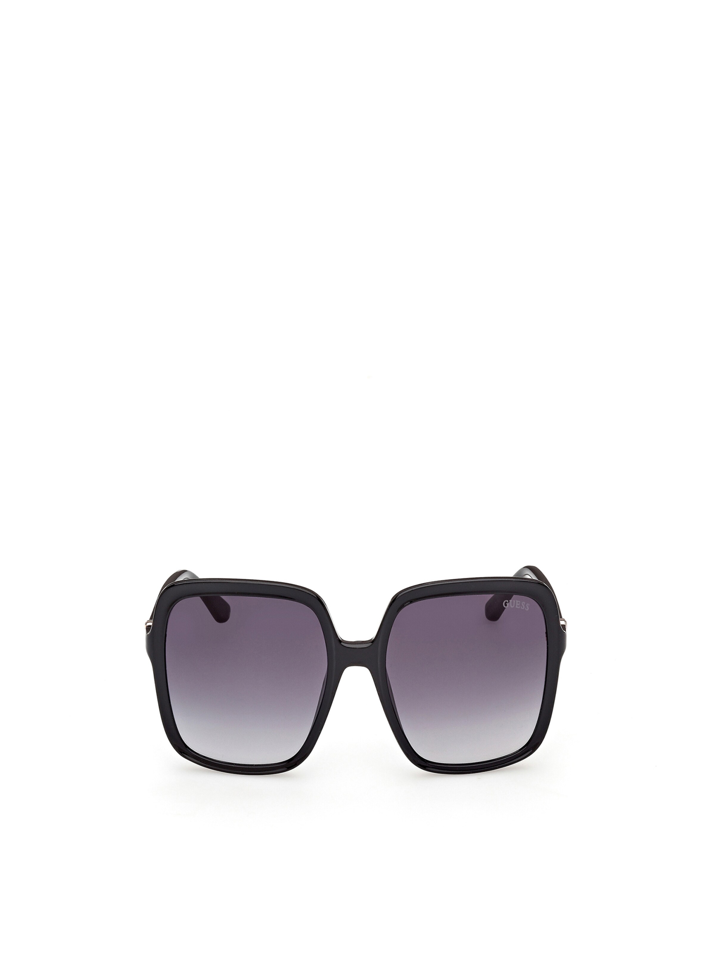 GUESS Sonnenbrille in Schwarz: Vorderseite