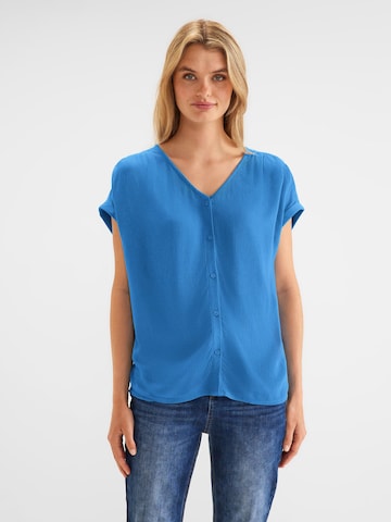 STREET ONE Blouse in Blauw: voorkant