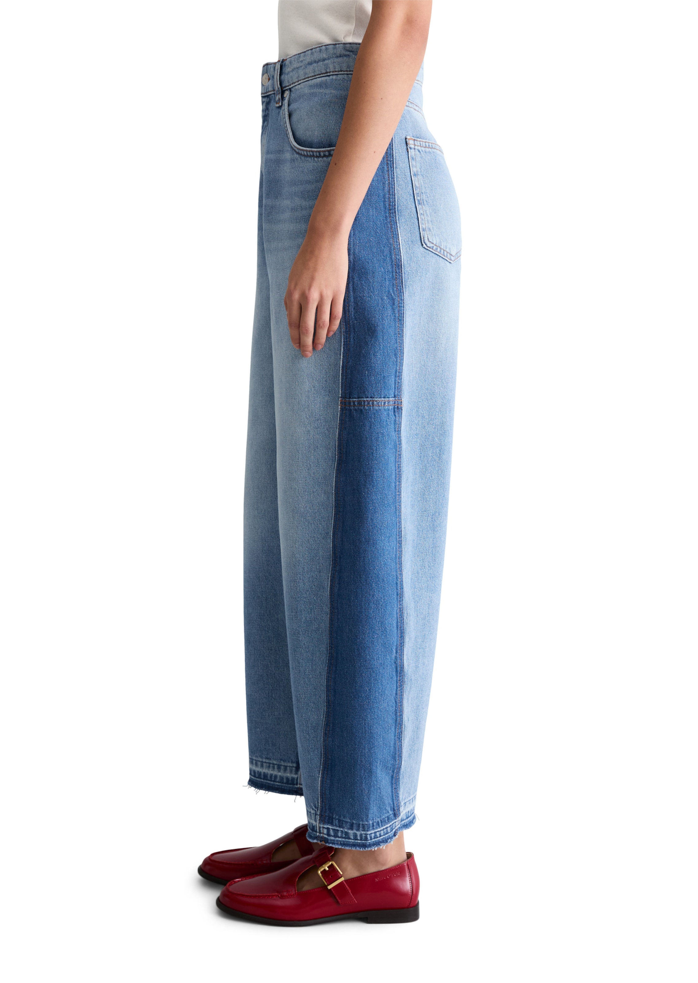 Marc O'Polo DENIM Barrel Jeans 'Enni' in Blau