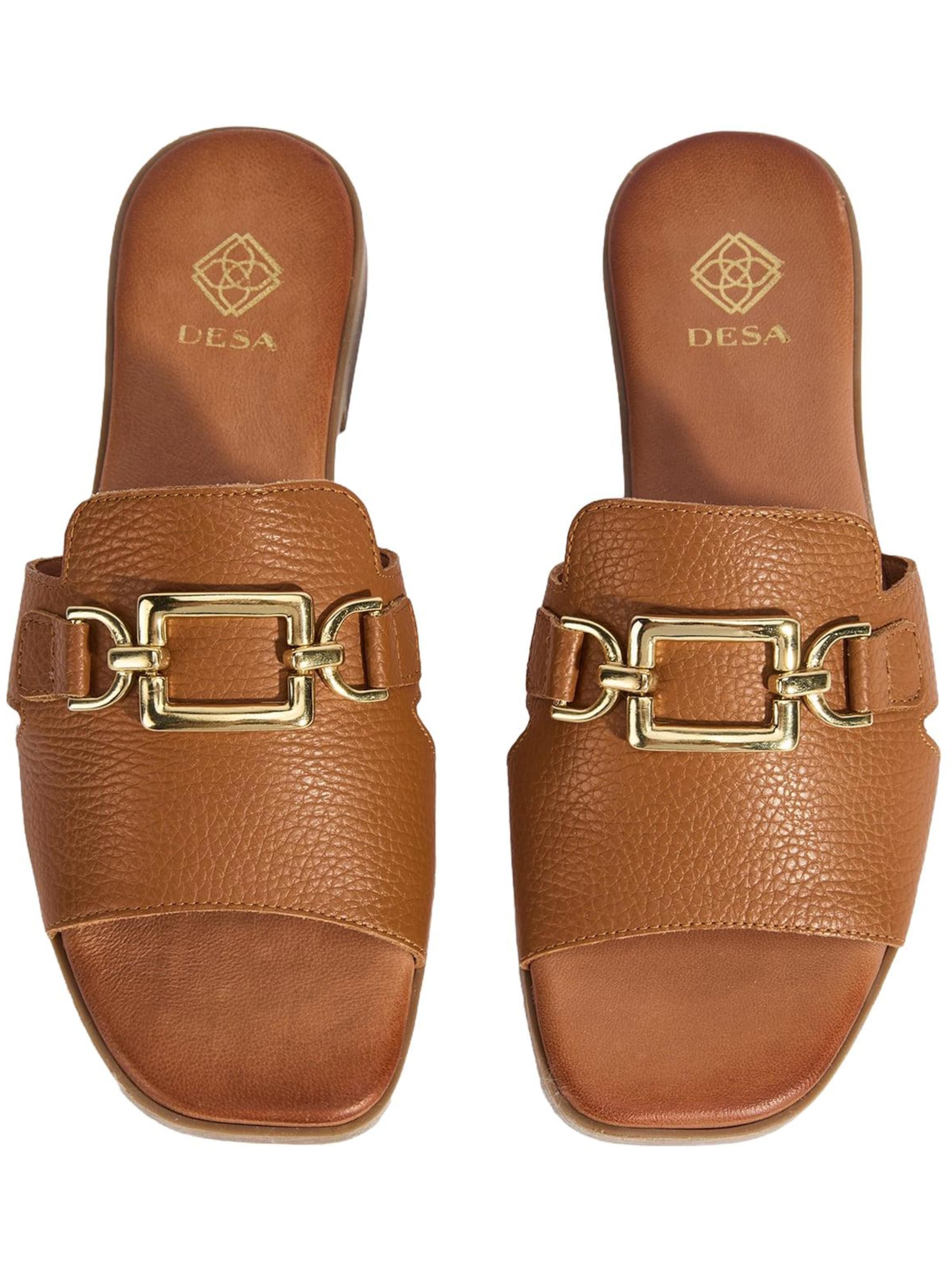 Desa - Zapatillas de casa 'Hausschuhe' en marrón