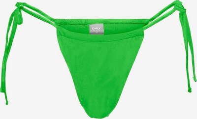 ONLY Bas de bikini 'CARRIE' en citron vert, Vue avec produit