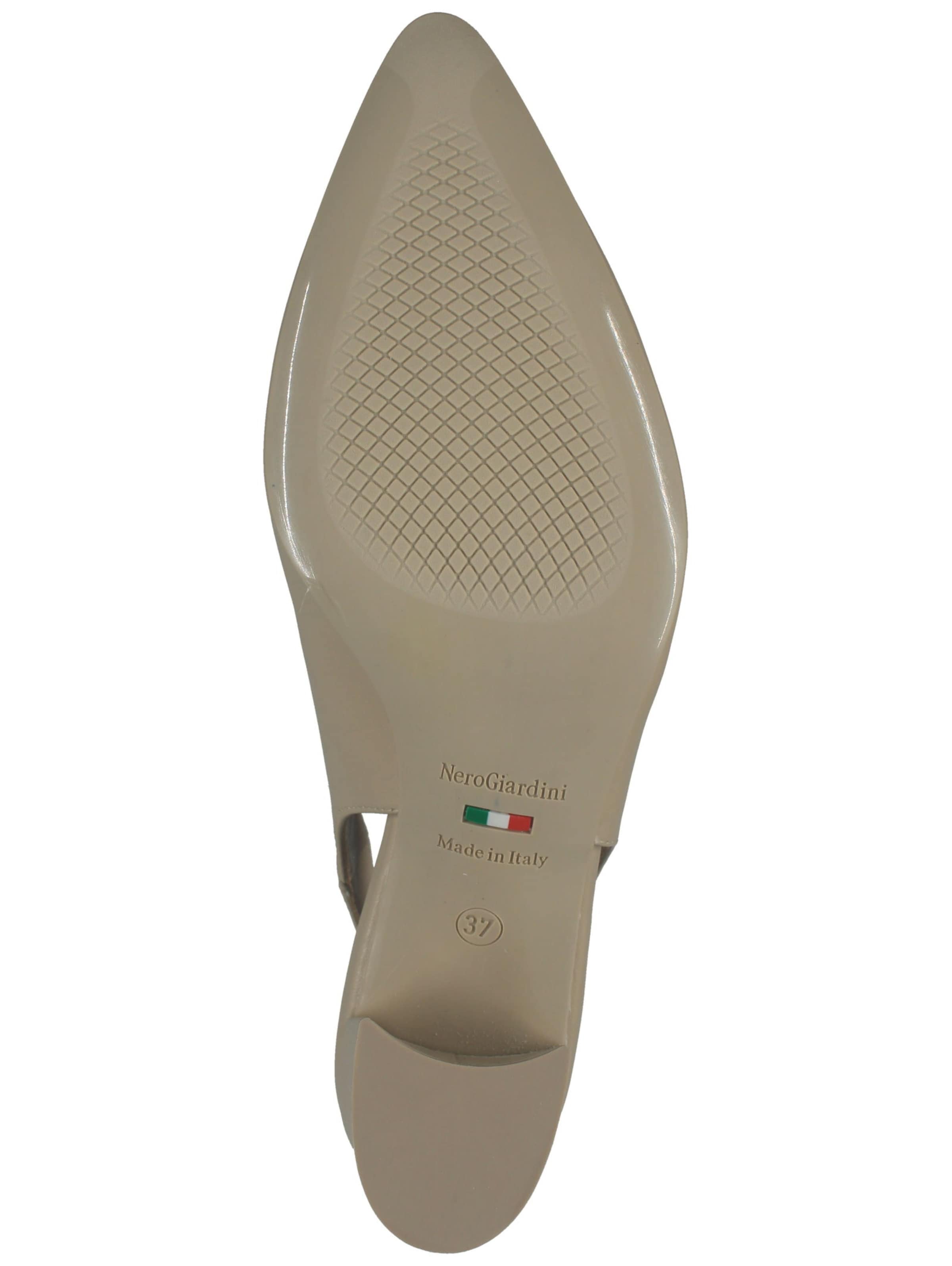 Escarpins à bride arrière Nero Giardini en beige