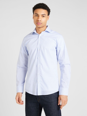 Bruun & Stengade Regular fit Skjorta i blå: framsida
