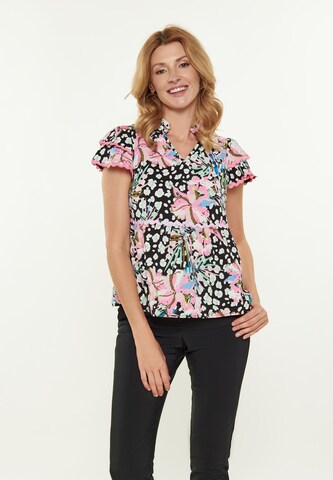 Usha Blouse in Roze: voorkant