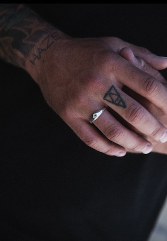 Haze&Glory Ring 'Sundowner' in Silver: front