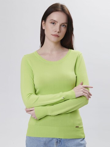 Influencer Tröja i grön: framsida