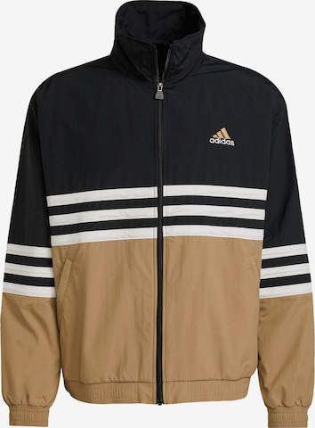 Veste mi-saison 'Archive' ADIDAS ORIGINALS en marron : devant