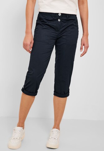 CECIL Regular Trousers in Blue: front