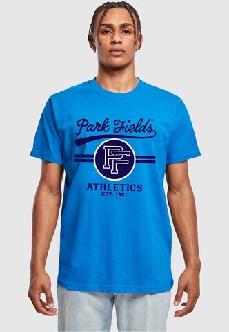 T-Shirt 'Park Fields - Heritage' Merchcode en bleu : devant