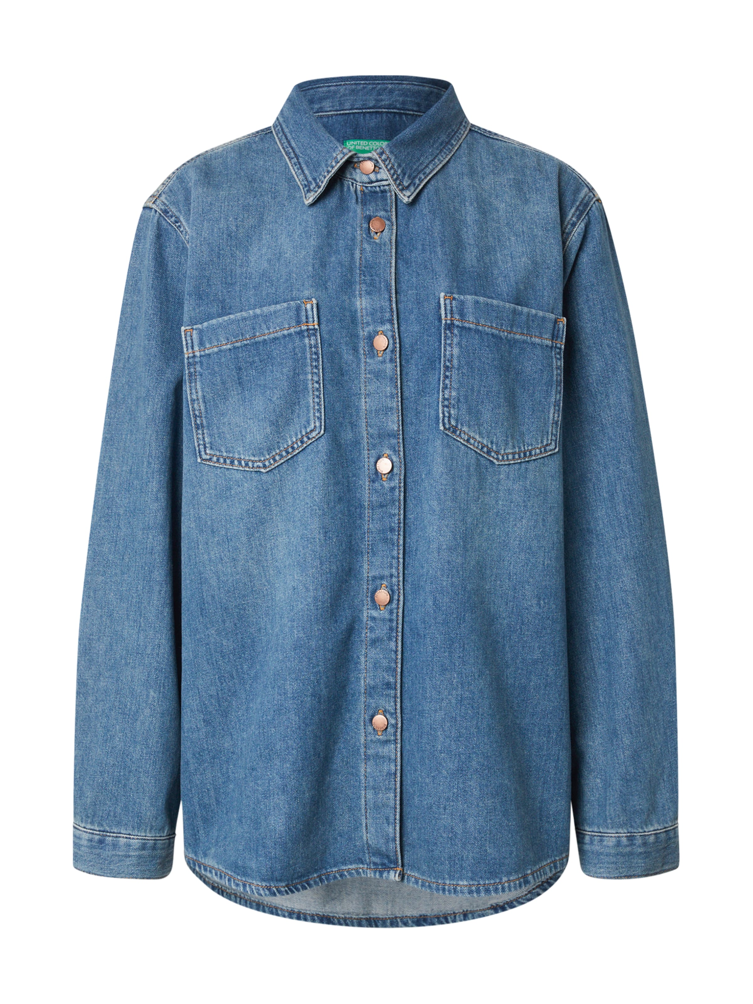 UNITED COLORS OF BENETTONBluza - plava boja: prednji dio