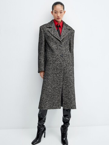 MANGO Between-Seasons Coat 'Dalmata' in Grey