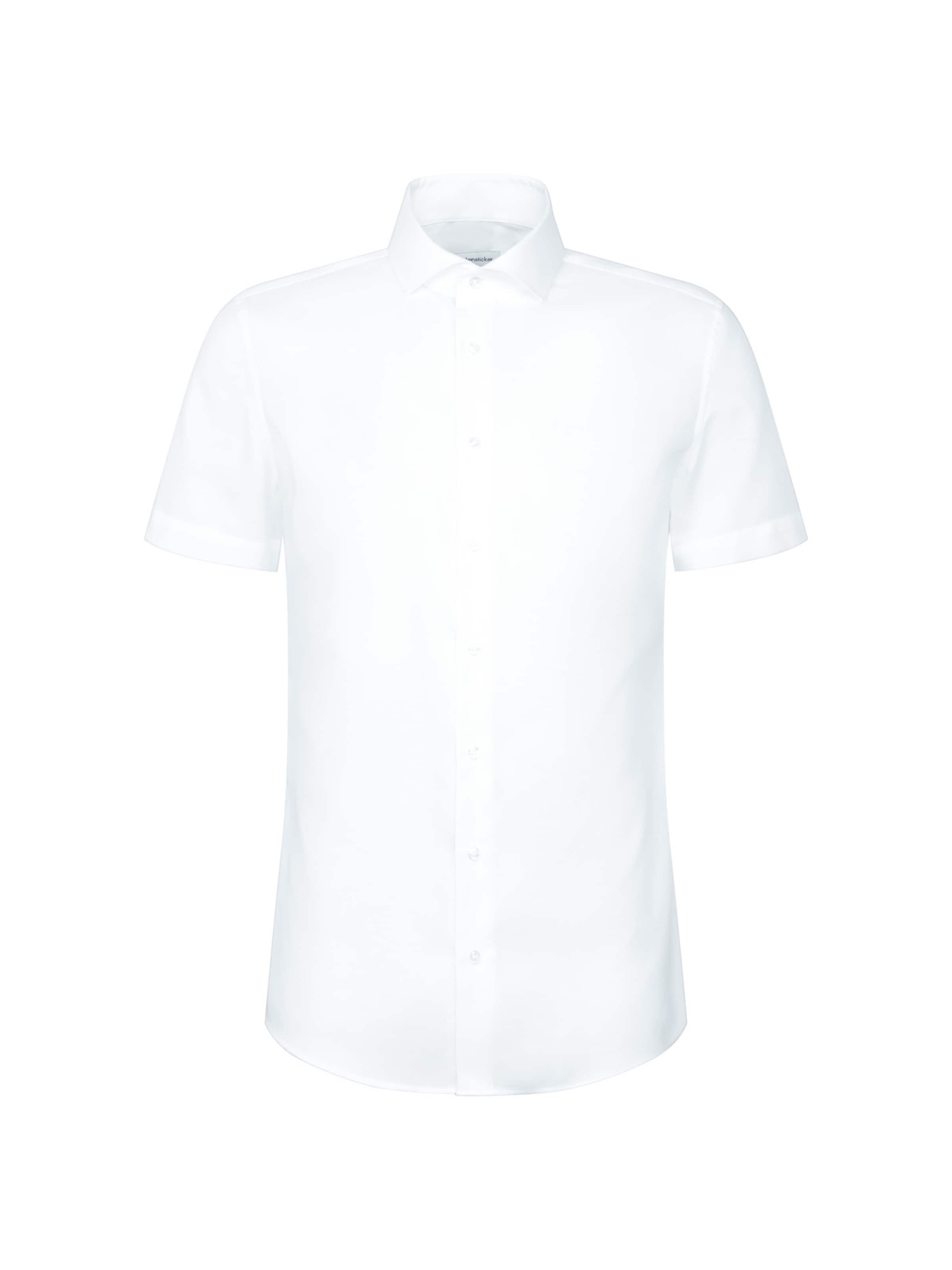 SEIDENSTICKER Slim fit Business shirt in White: front