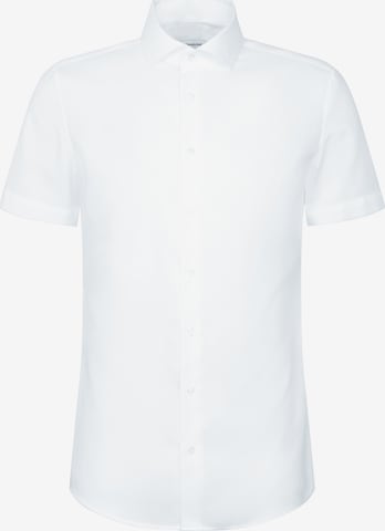 SEIDENSTICKER Slim fit Business shirt in White: front