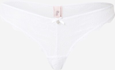 Boux Avenue String en blanc, Vue avec produit