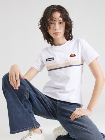 ELLESSE Shirt 'Mikita' in Wit: voorkant