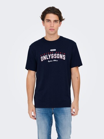 Only & Sons Bluser & t-shirts 'LENNY LIFE' i blå: forside