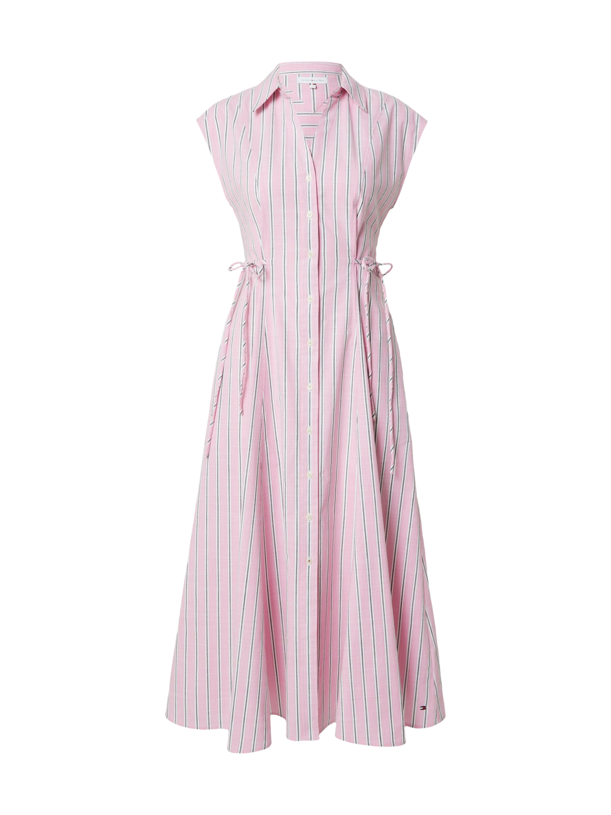 TOMMY HILFIGER - Vestidos camiseiros em rosa: frente
