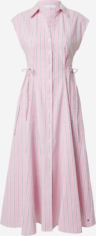 TOMMY HILFIGER - Vestidos camiseiros em rosa: frente