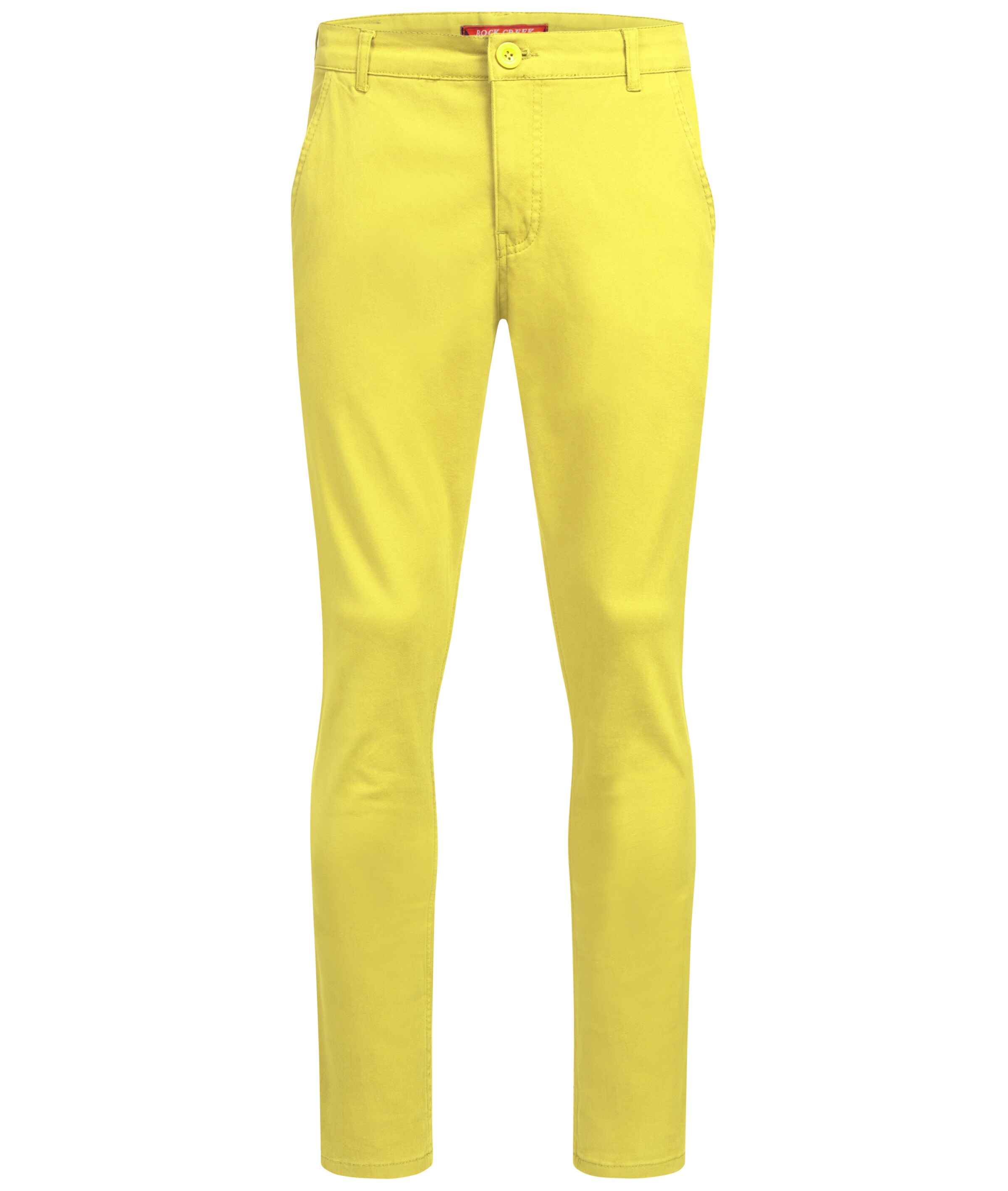 Rock Creek Slimfit Hose in Gelb: Vorderseite