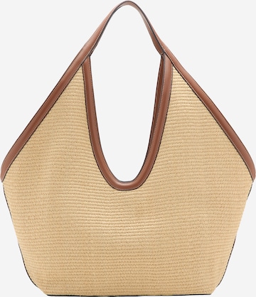 MANGOShopper torba 'GABRIELA' - smeđa boja: prednji dio