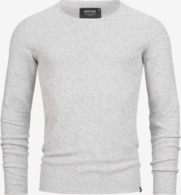 INDICODE Sweater in White: front
