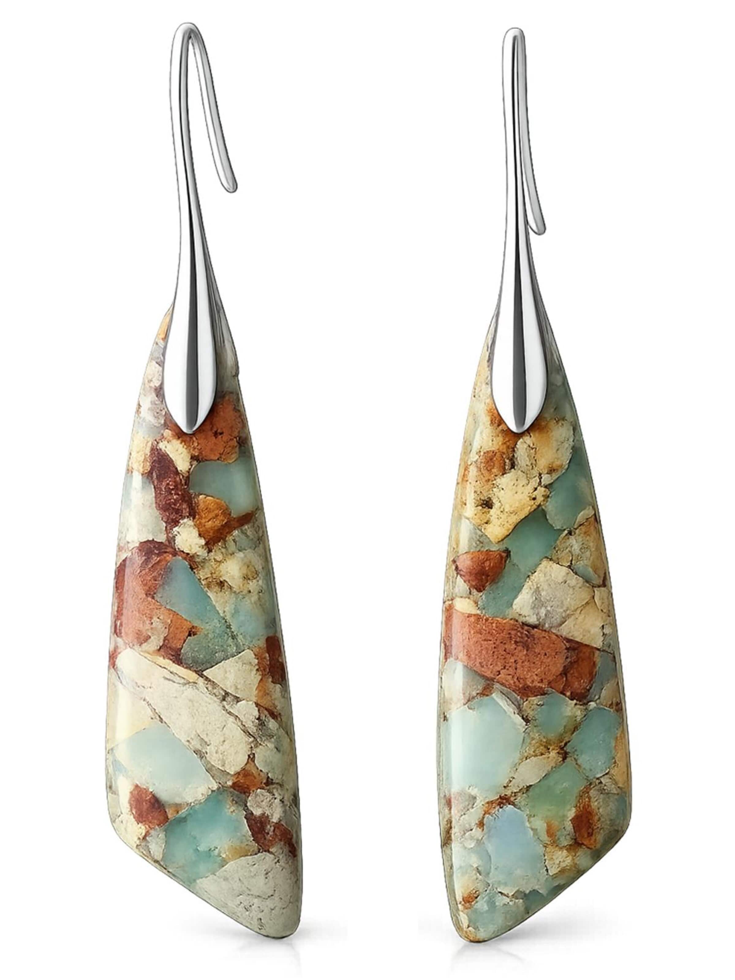 Boucles d'oreilles 'Terra' Alster Herz en mélange de couleurs : devant