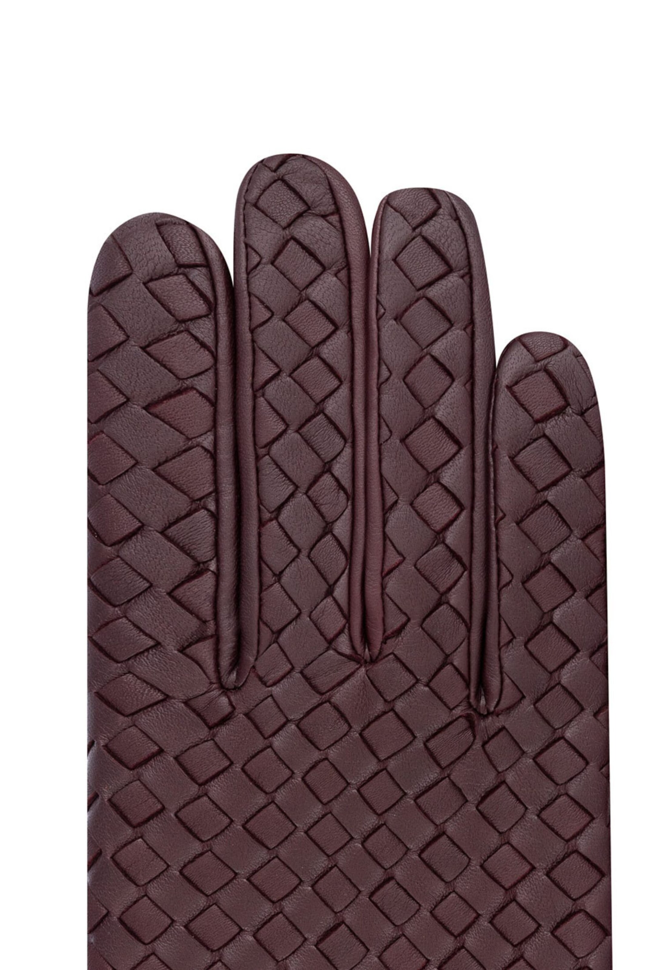 Roeckl Full Finger Gloves 'FAENZA' in Red