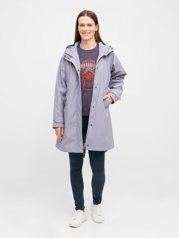 Derbe Raincoat 'Traveby Friese Plain' in Purple